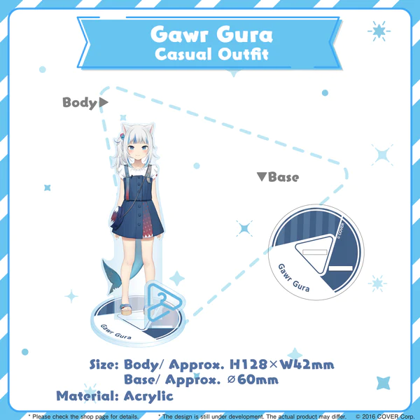 [Pre-order] hololive closet - Gawr Gura Casual Outfit