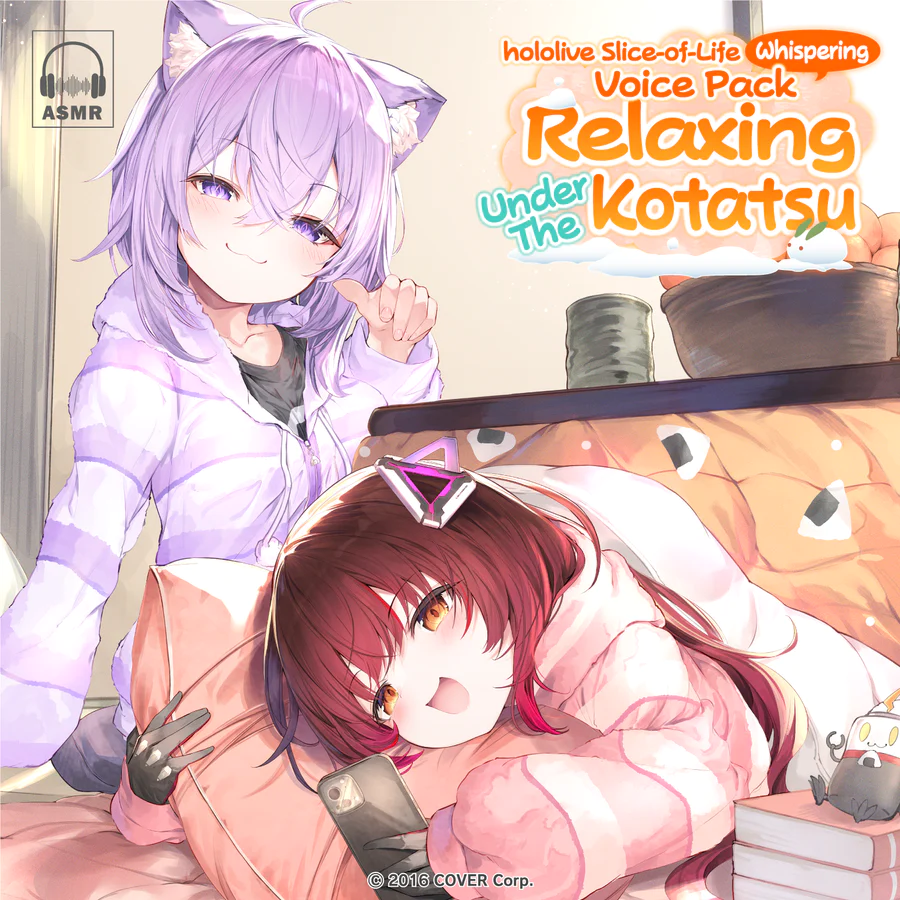 [In stock] hololive Slice-of-Life Whispering Voice Pack "Relaxing Under The Kotatsu"