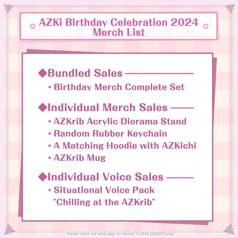 [Pre-order] AZKi Birthday Celebration 2024