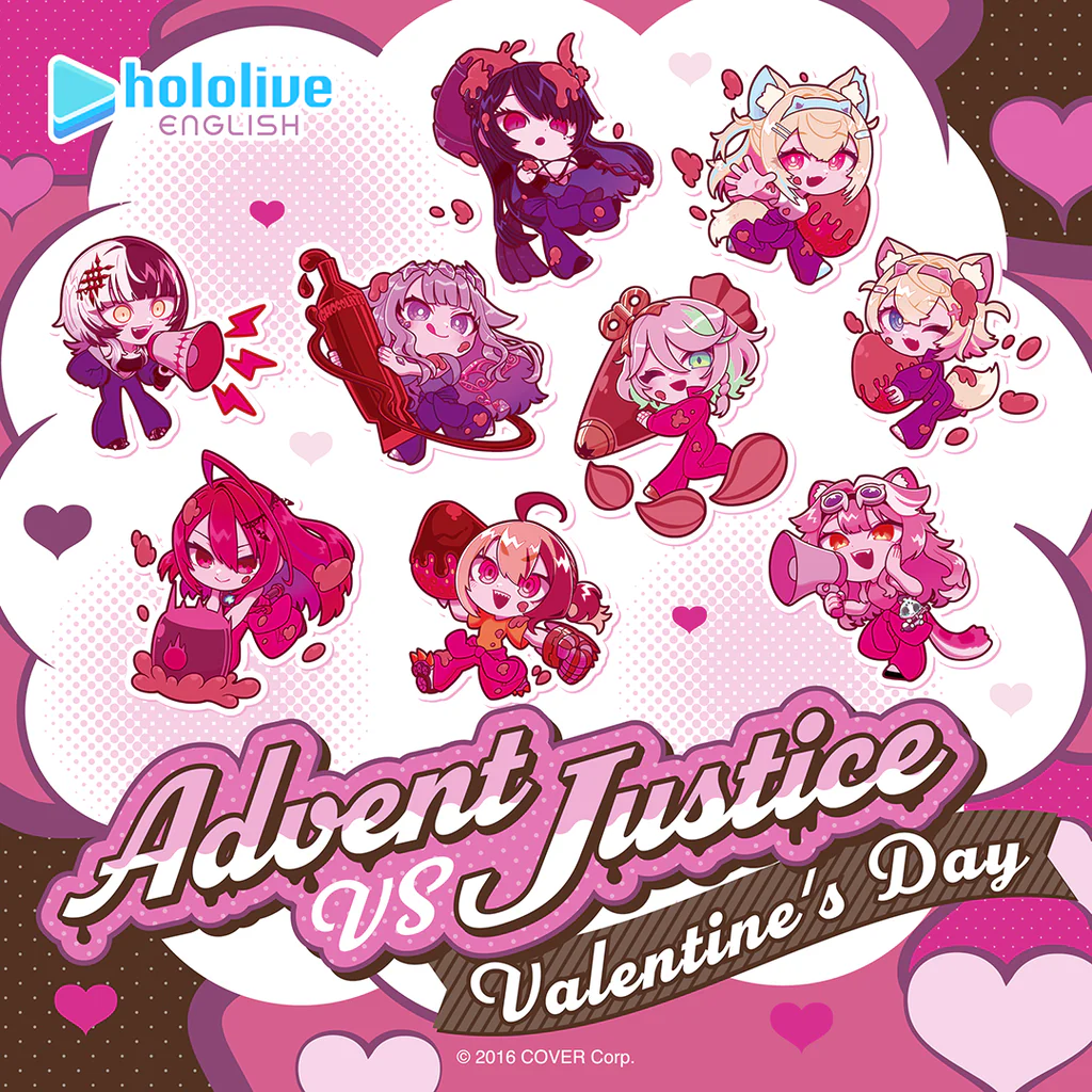 [Pre-order] hololive English Advent VS Justice Valentine's Day