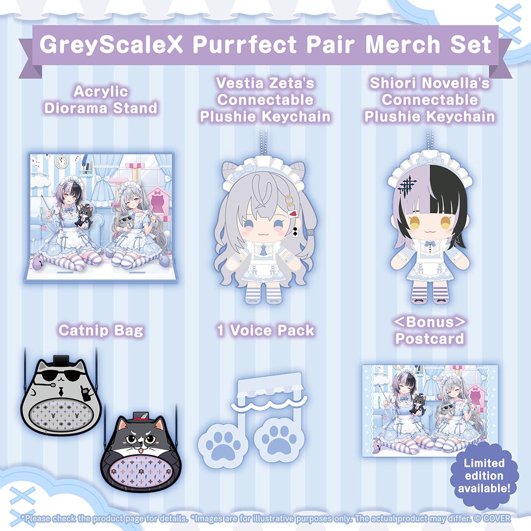 GreyScaleX Purrfect Pair Merch Set gallery (EN)