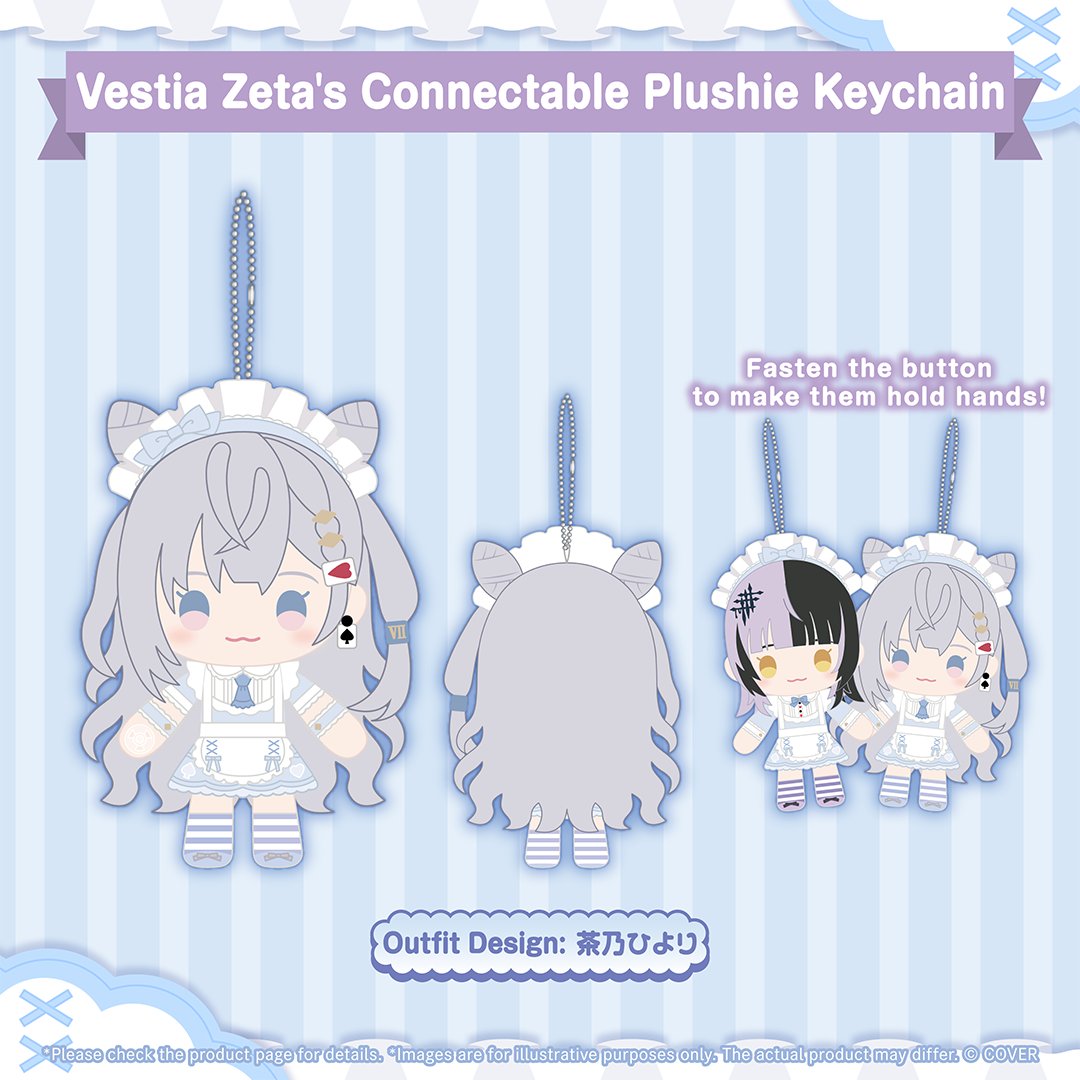 Vestia Zeta's Connectable Plushie Keychain gallery (EN)