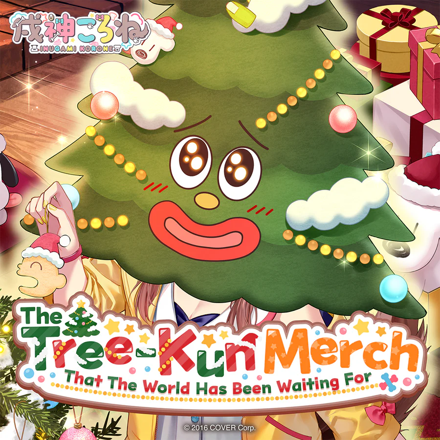 [Pre-order] Inugami Korone "The Tree-Kun Merch That The World Has Been Waiting For"