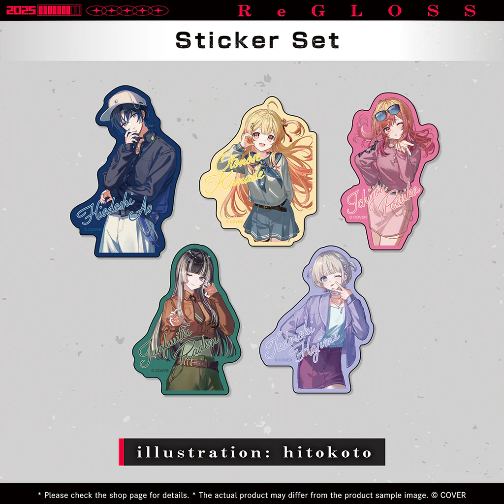 [Pre-order] ReGLOSS 2nd Anniversary Celebration - Merch