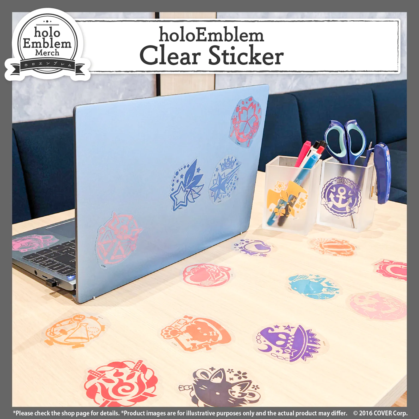 [Pre-order] holoEmblem Clear Sticker Gen 3-5, holoX