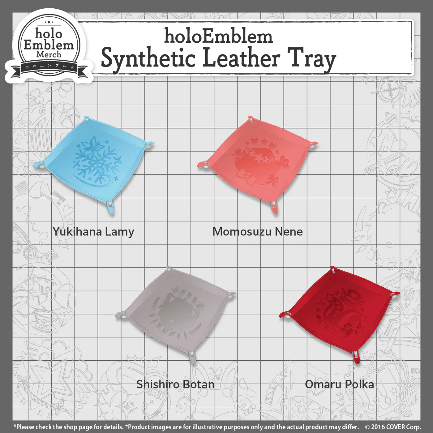 [Pre-order] holoEmblem Synthetic Leather Tray Gen 3-5, holoX