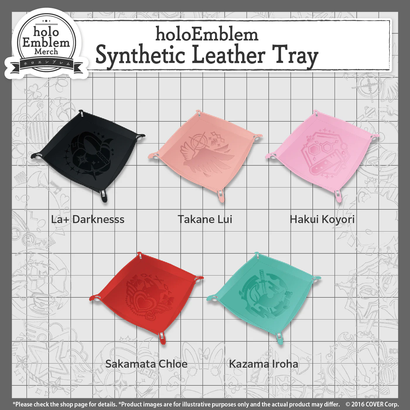 [Pre-order] holoEmblem Synthetic Leather Tray Gen 3-5, holoX