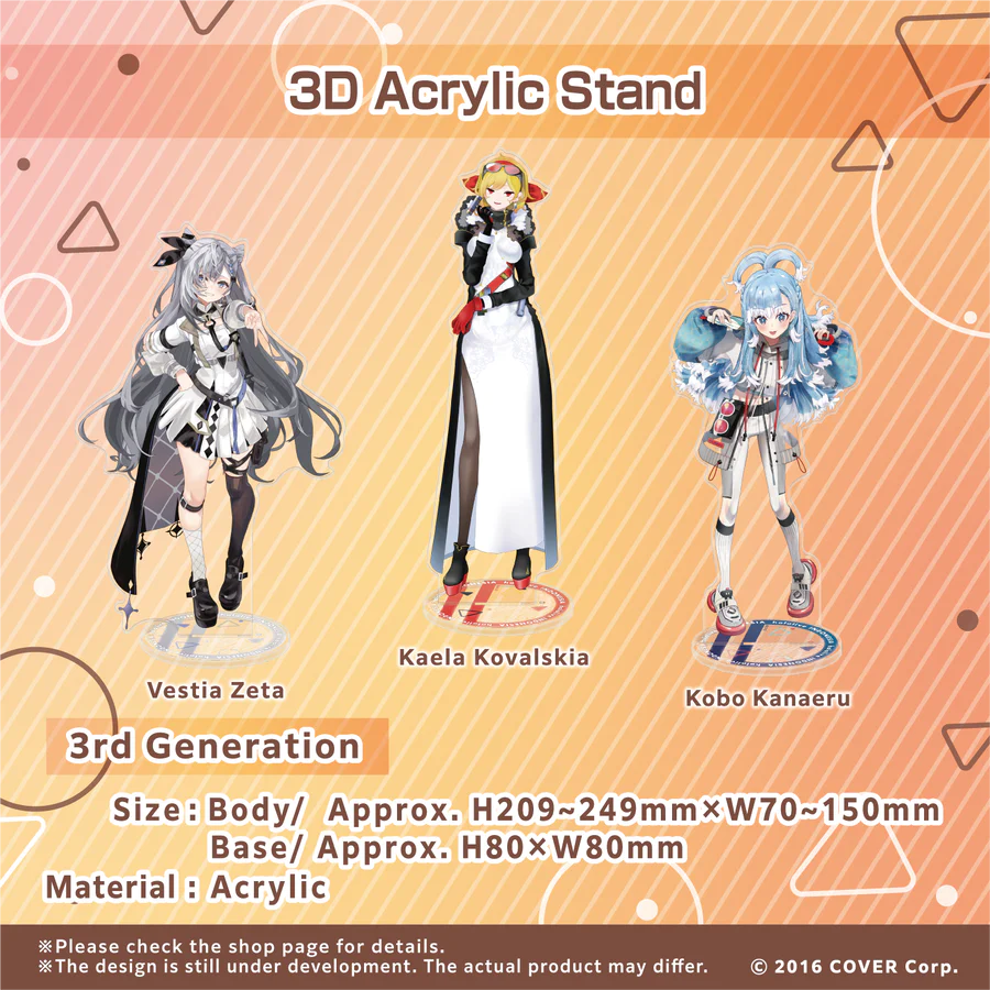 [Pre-order] hololive Indonesia 3D Acrylic Stand