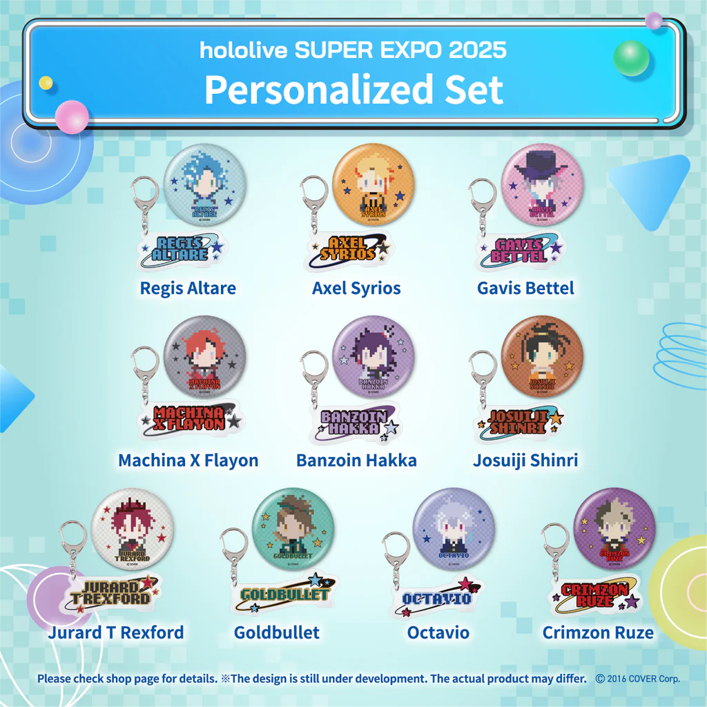 [Pre-order] hololive SUPER EXPO 2025 Personalized Set - HOLOSTARS English 