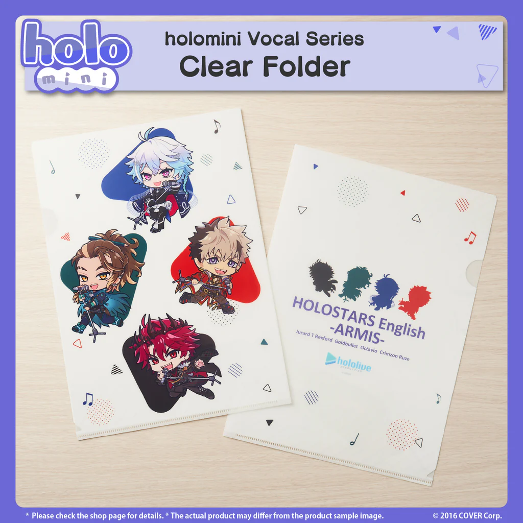 [Pre-order] holomini Vocal Series HOLOSTARS English -ARMIS-