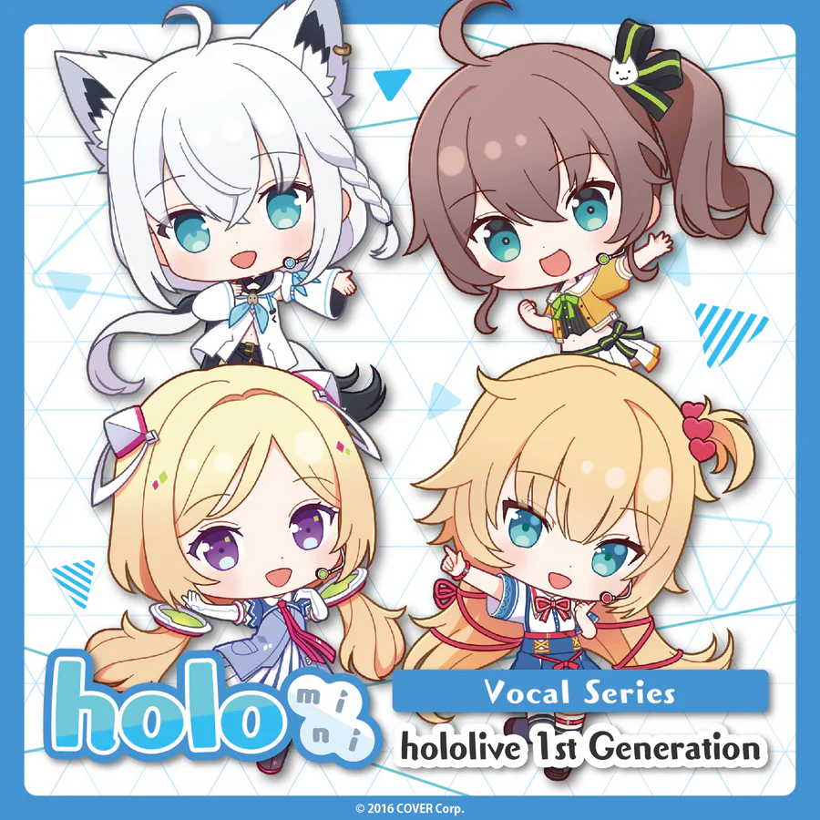 [Pre-order] holomini Vocal Series hololive 1st Generation - Carabiner Keychain