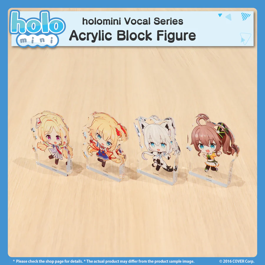 [Pre-order] holomini Vocal Series hololive 1st Generation - Carabiner Keychain