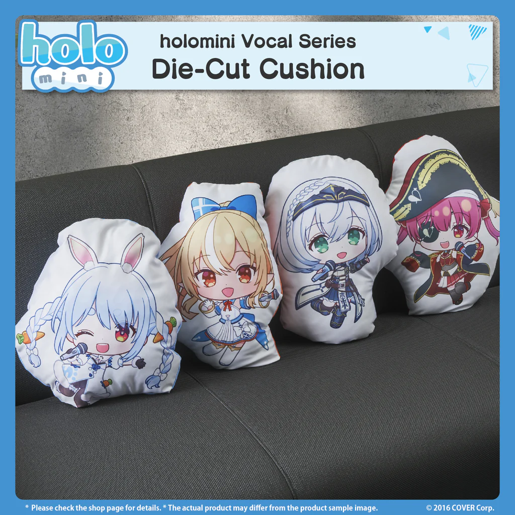 [Pre-order] holomini Vocal Series hololive 3rd Generation - Die-Cut Cushion