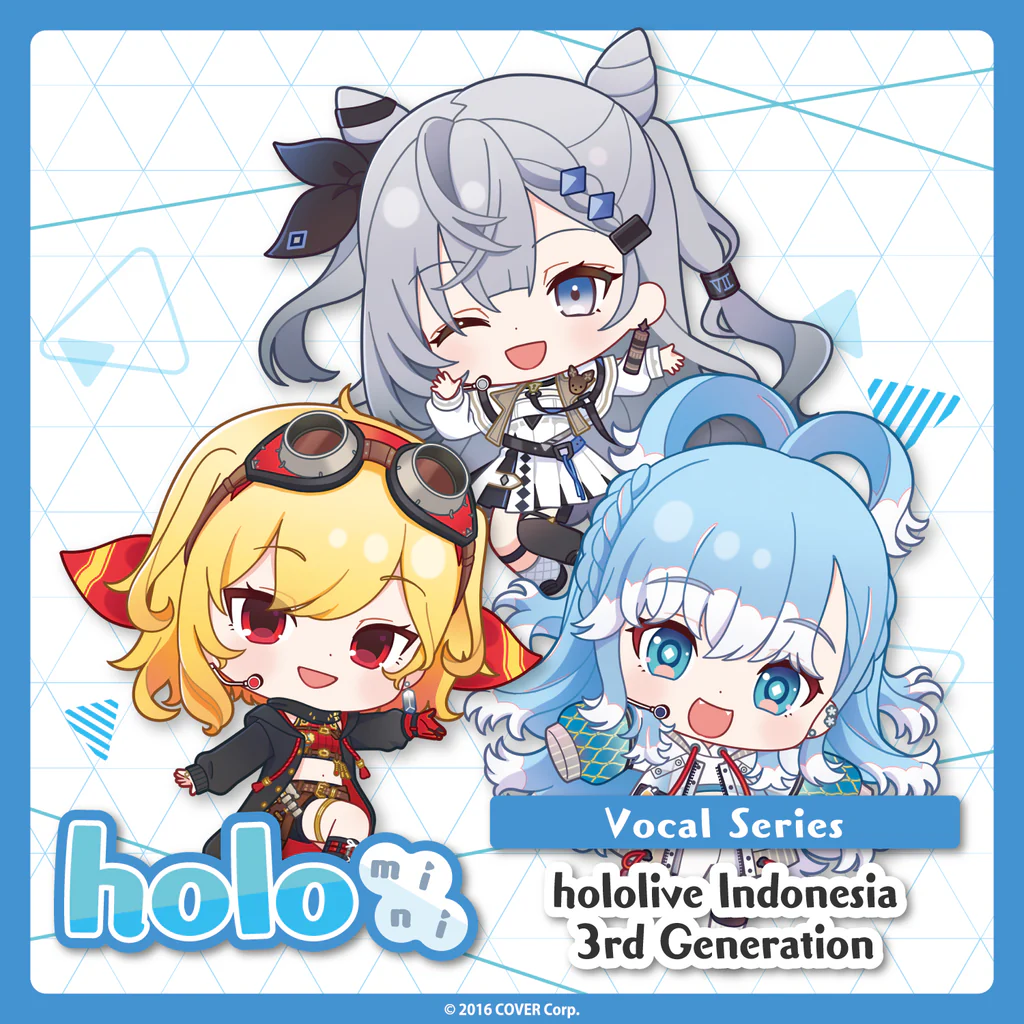 [Pre-order] holomini Vocal Series hololive Indonesia 3rd Generation
