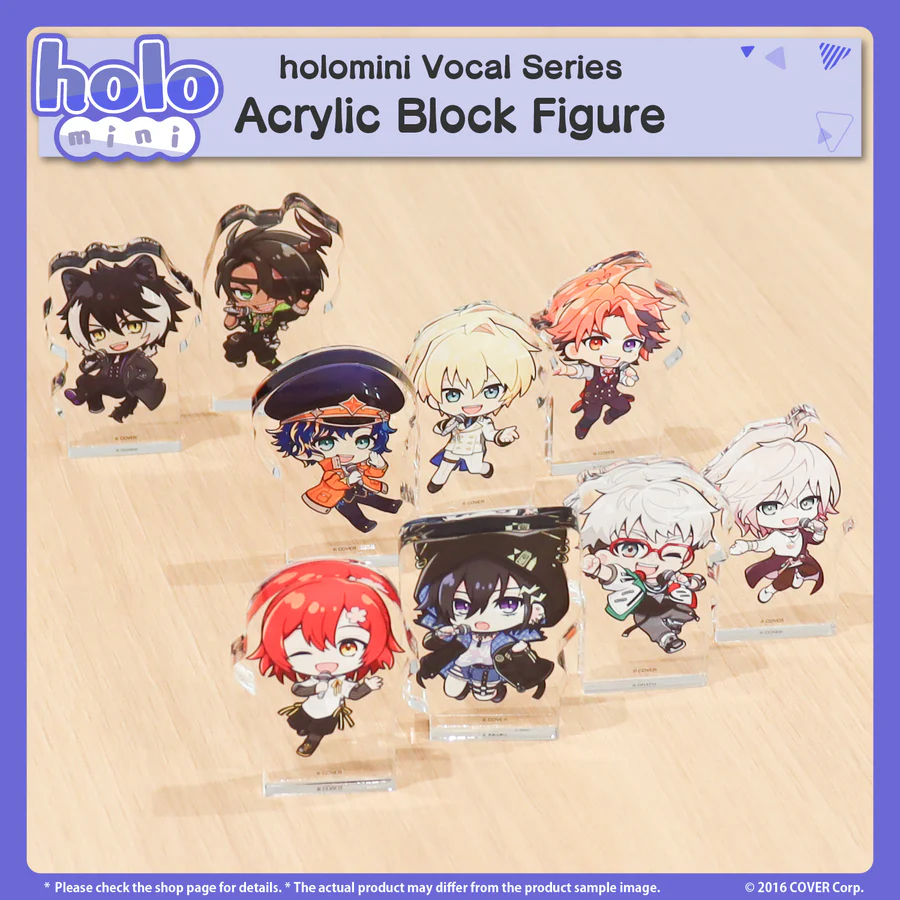 [Pre-order] holomini Vocal Series HOLOSTARS - Keychain