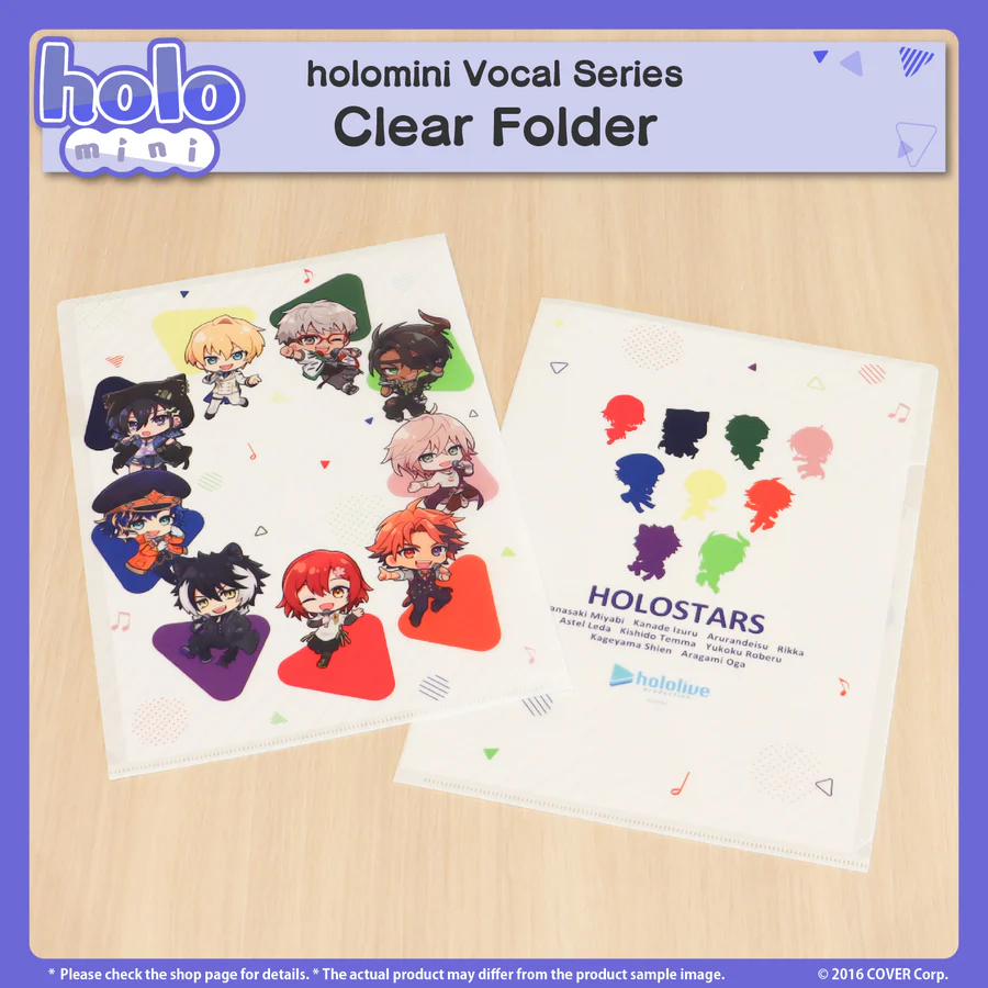 [Pre-order] holomini Vocal Series HOLOSTARS - Keychain