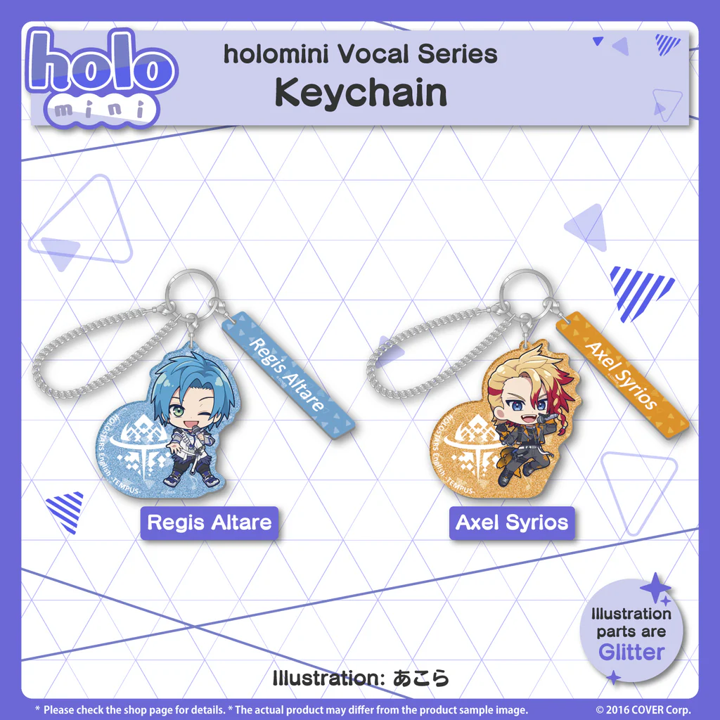 [Pre-order] holomini Vocal Series HOLOSTARS English -TEMPUS -  Keychain