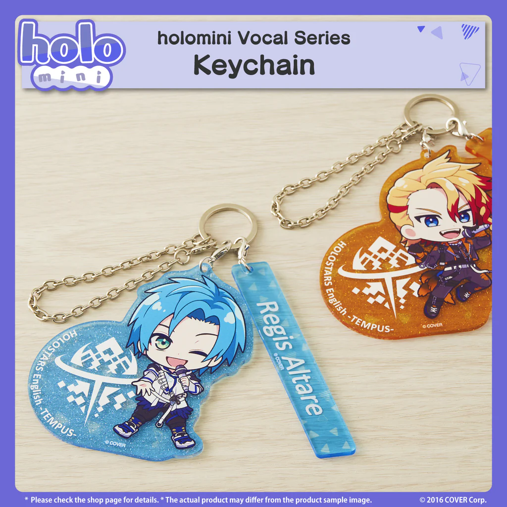 [Pre-order] holomini Vocal Series HOLOSTARS English -TEMPUS -  Keychain