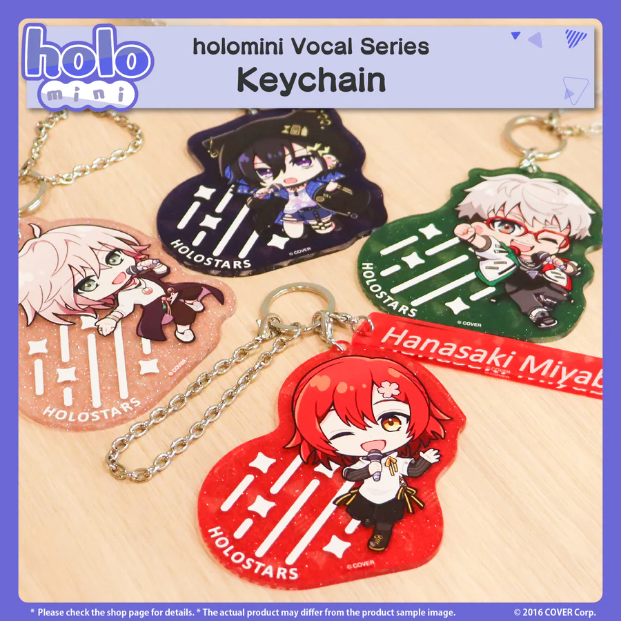 [Pre-order] holomini Vocal Series HOLOSTARS - Keychain