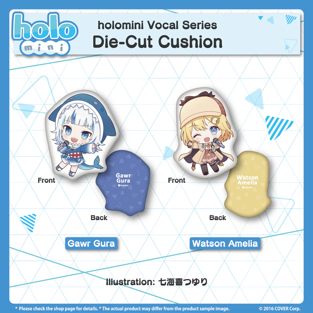 [Pre-order] holomini Vocal Series hololive English -Myth- - Die-Cut Cushion