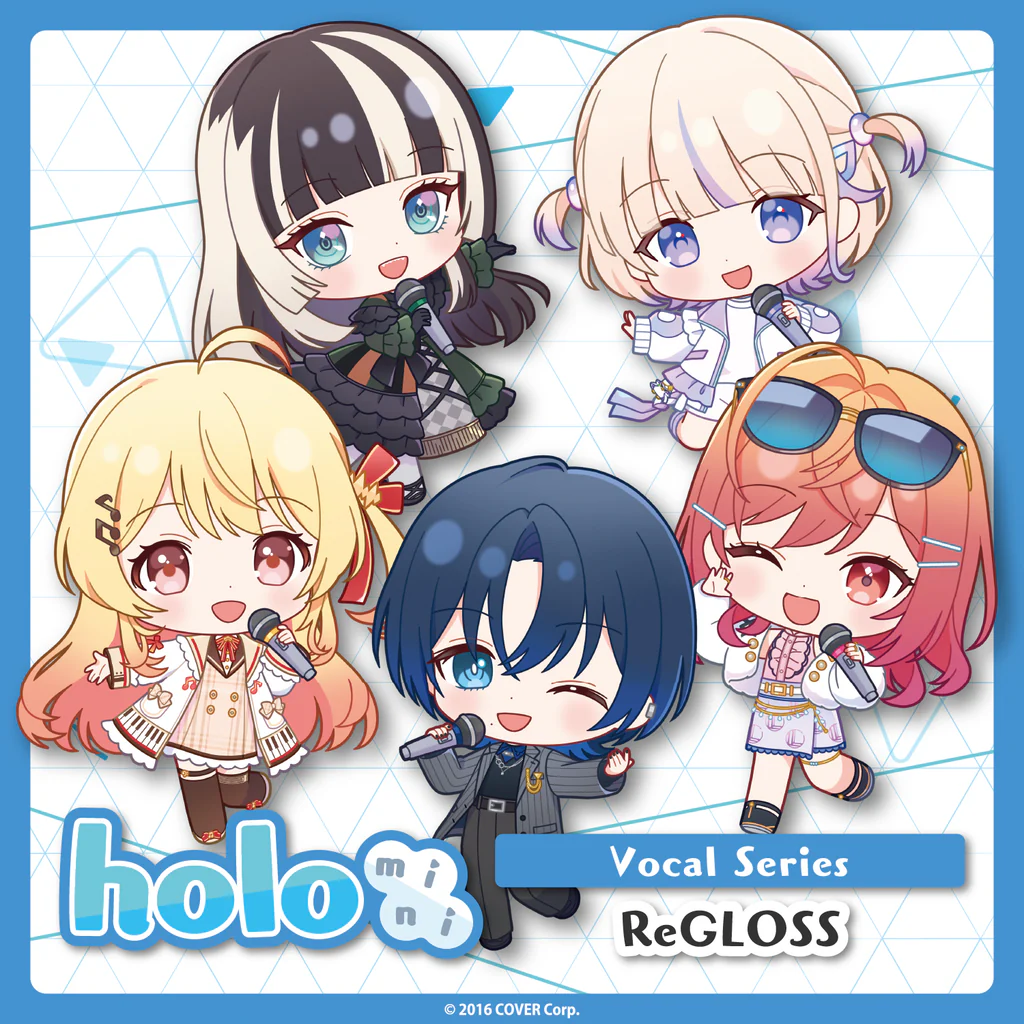 [Pre-order] holomini Vocal Series ReGLOSS - Carabiner Keychain