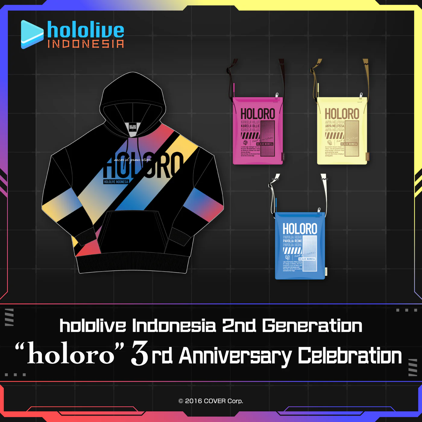 [Pre-order] hololive Indonesia 2nd Generation “holoro” 3rd Anniversary Celebration