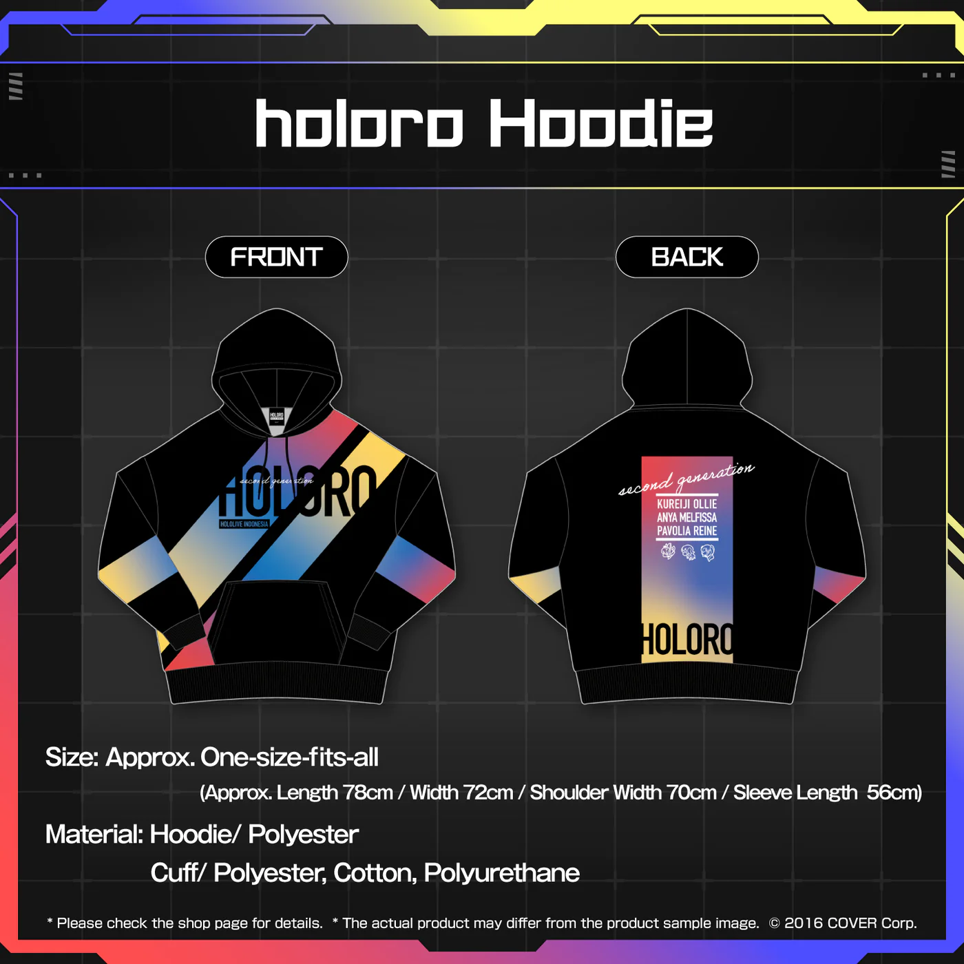 [Pre-order] hololive Indonesia 2nd Generation “holoro” 3rd Anniversary Celebration