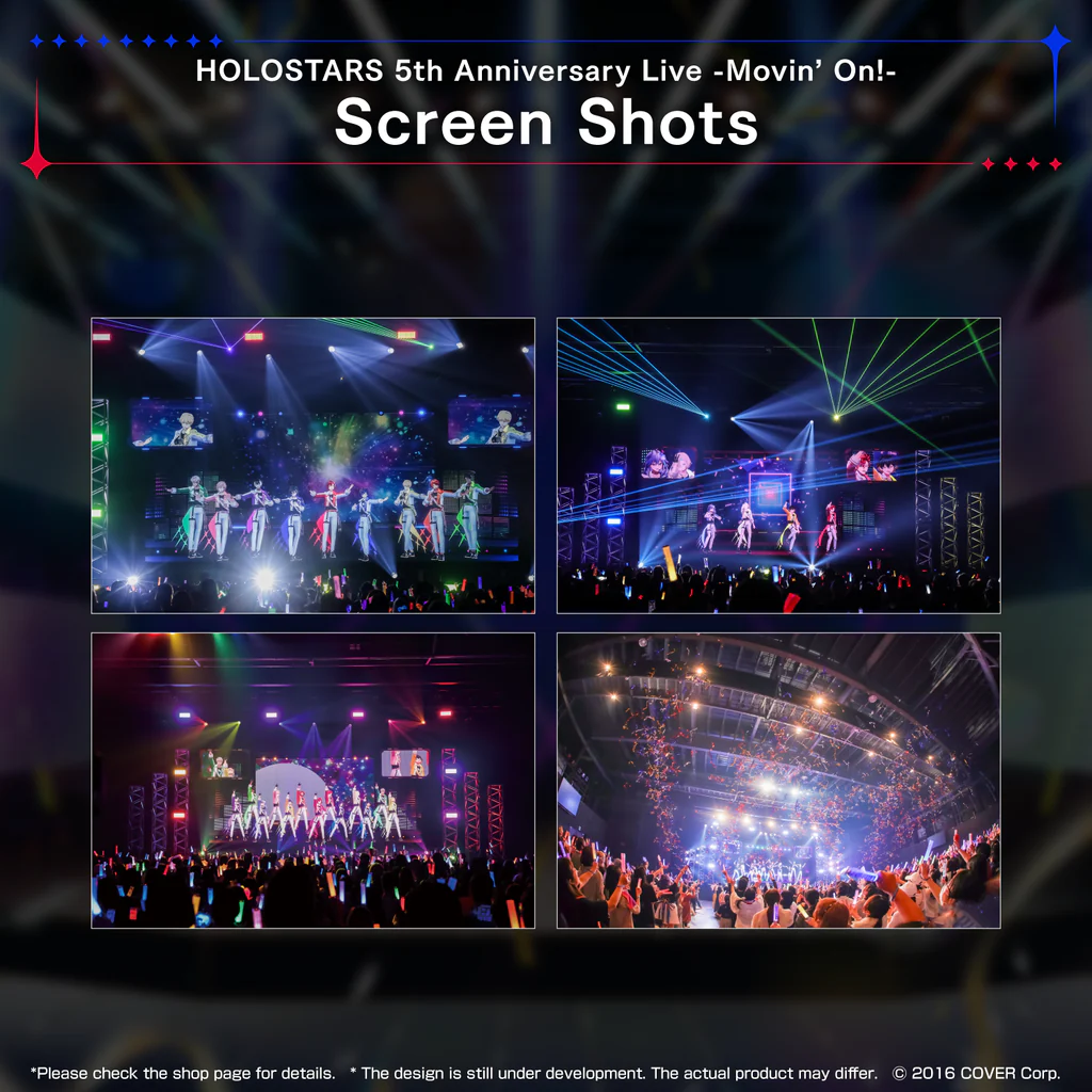 [Pre-order] HOLOSTARS 5th Anniversary Live -Movin’ On!- Blu-ray