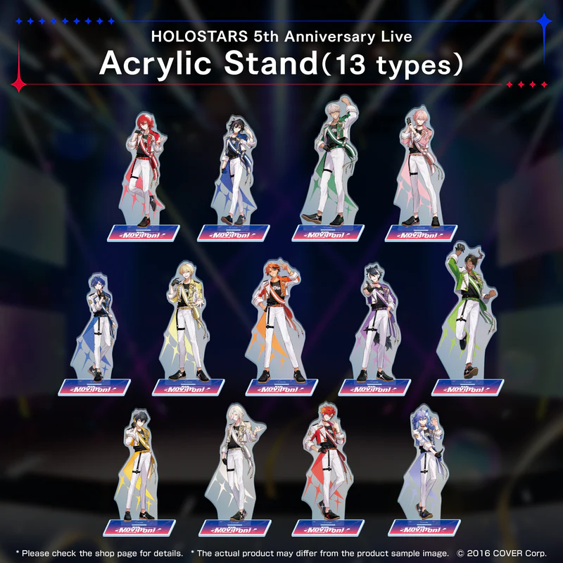 [Pre-order] "HOLOSTARS 5th Anniversary Live -Movin’ On!-" Concert Merchandise (2nd) - Acrylic Stand
