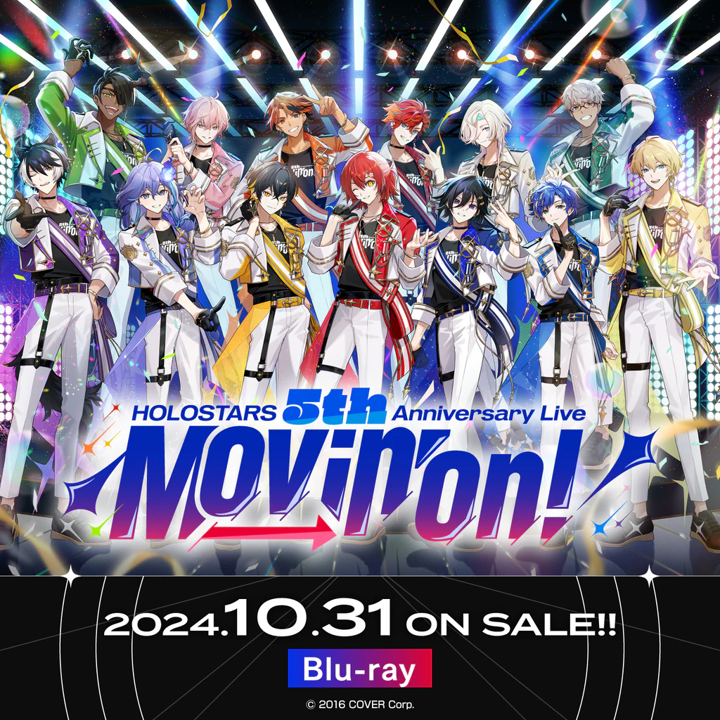 [Pre-order] HOLOSTARS 5th Anniversary Live -Movin’ On!- Blu-ray