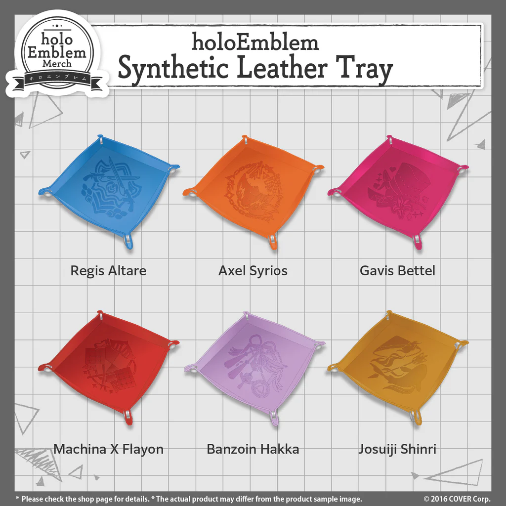 [Pre-order] HOLOSTARS English holoEmblem Synthetic Leather Tray