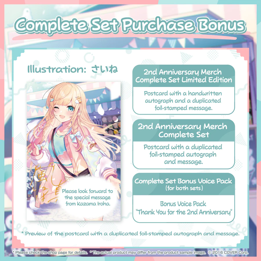 [Pre-order] Kazama Iroha 2nd Anniversary Celebration