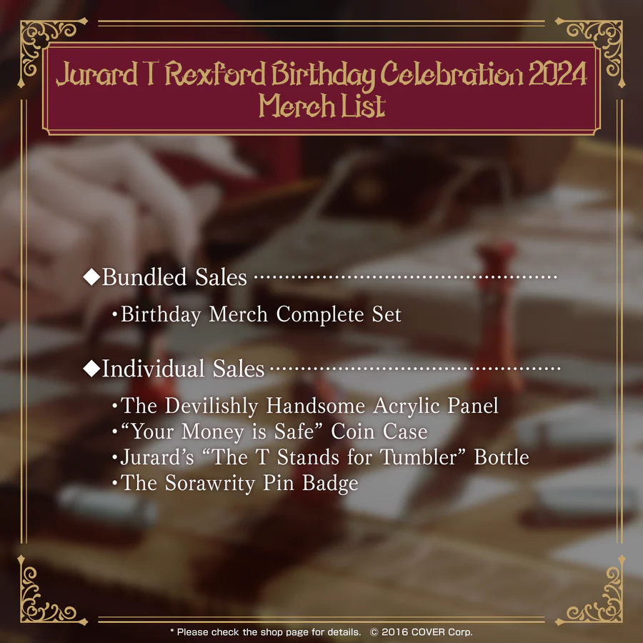 [Pre-order] Jurard T Rexford Birthday Celebration 2024