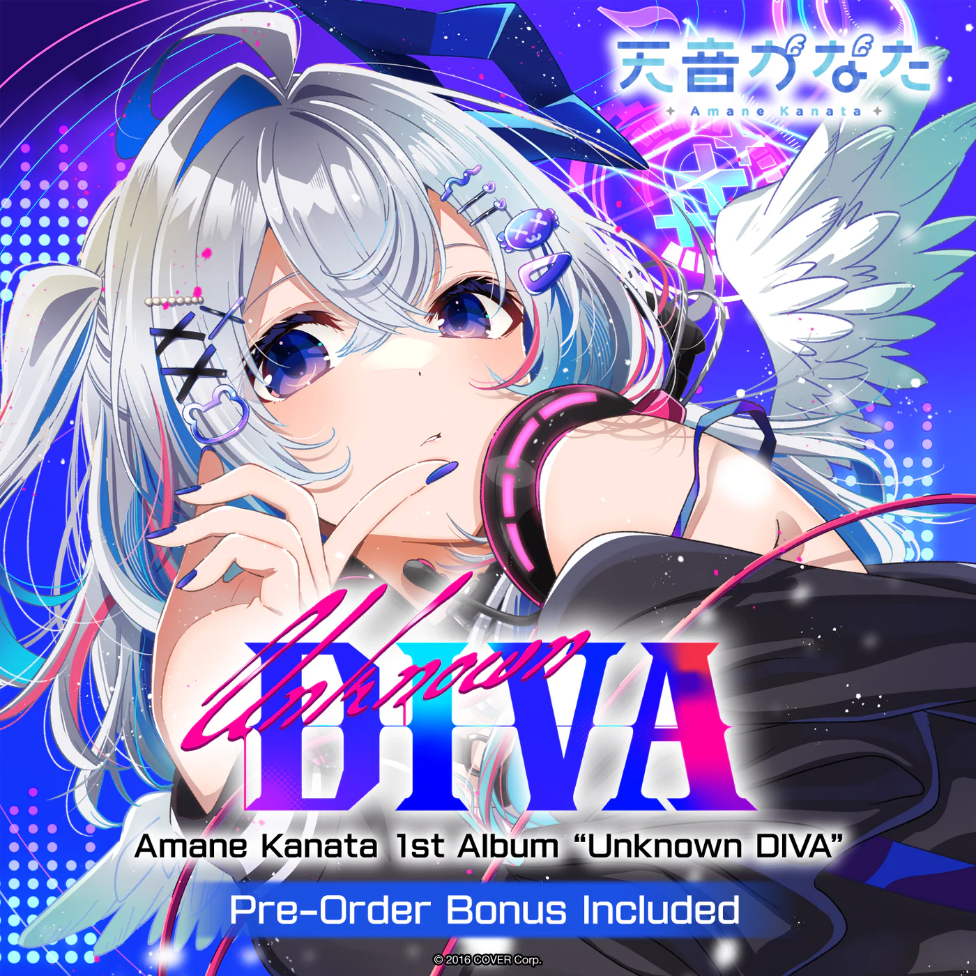 [Pre-order] Amane Kanata 1st Album "Unknown DIVA" (Pre-Order Bonus Included)