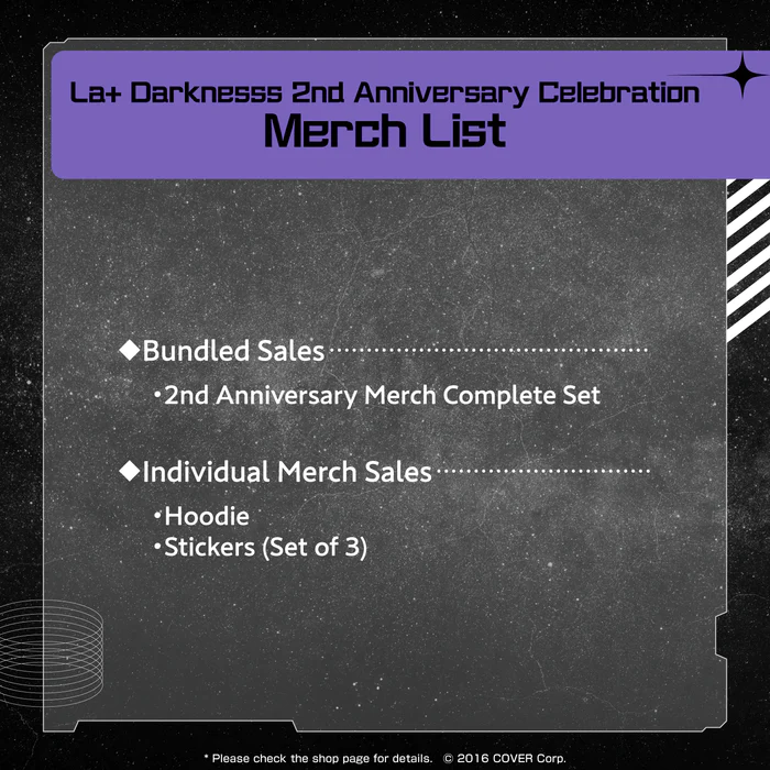 [Pre-order] La+ Darknesss 2nd Anniversary Celebration