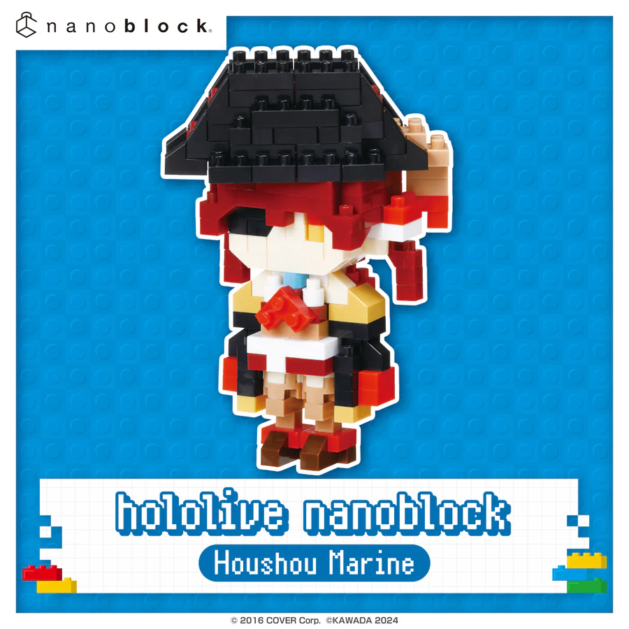 [Pre-order] hololive nanoblock Houshou Marine
