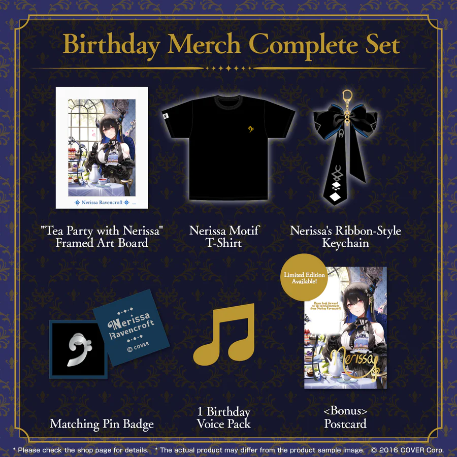 [In stock] Nerissa Ravencroft Birthday Celebration 2023