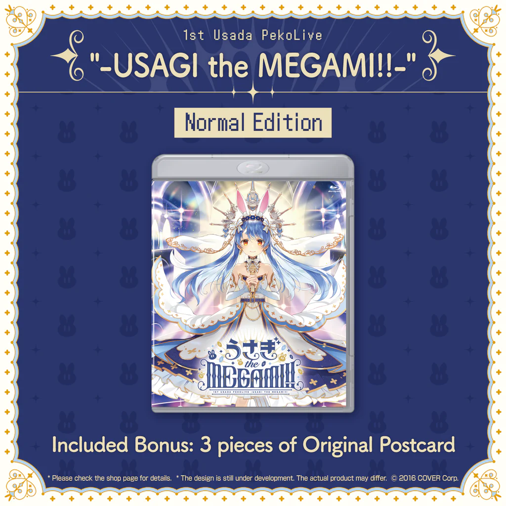 [Pre-order] 1st Usada PekoLive "-USAGI the MEGAMI!!-" Blu-ray