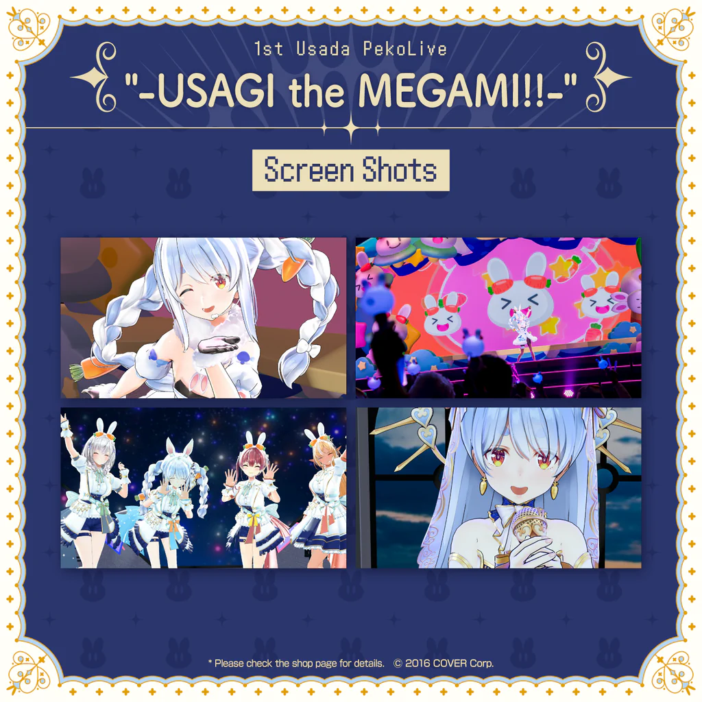 [Pre-order] 1st Usada PekoLive "-USAGI the MEGAMI!!-" Blu-ray