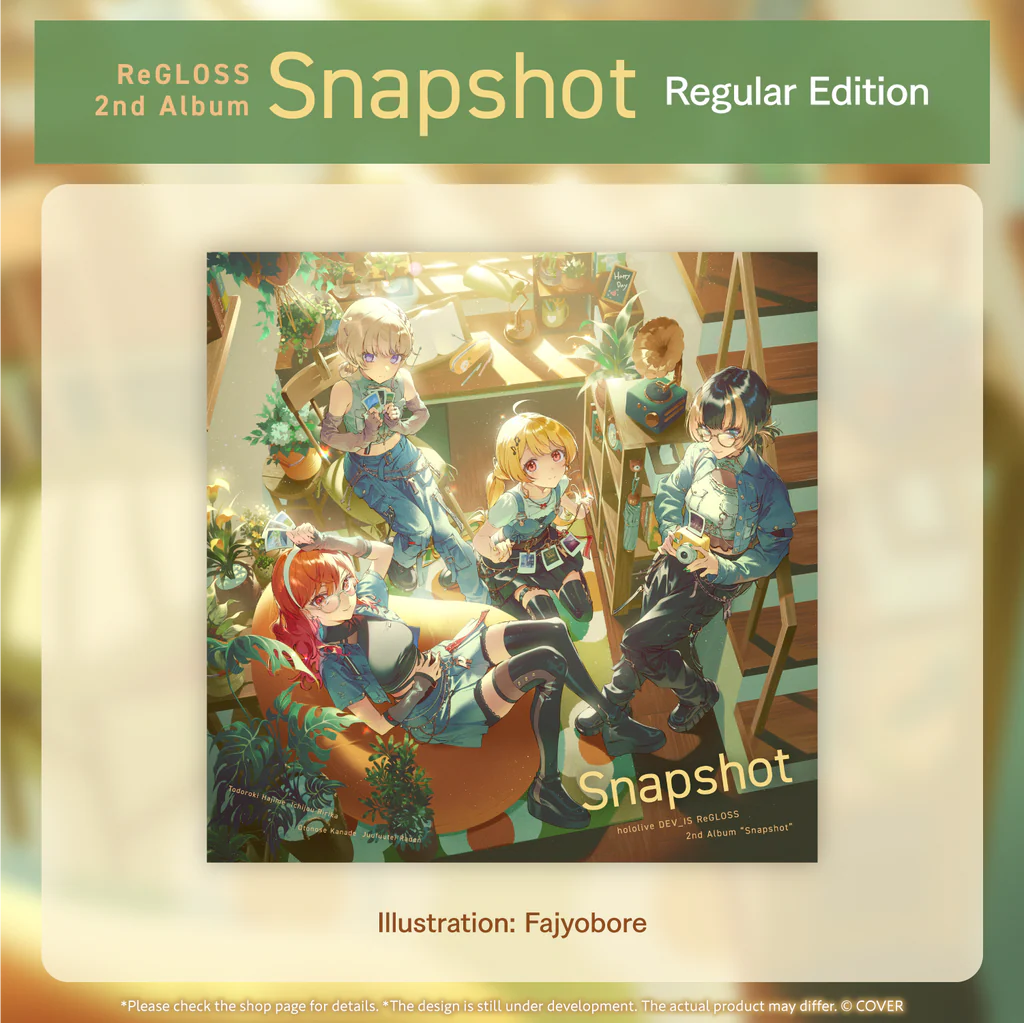 [Pre-order] ReGLOSS 2nd Album "Snapshot" Regular Edition