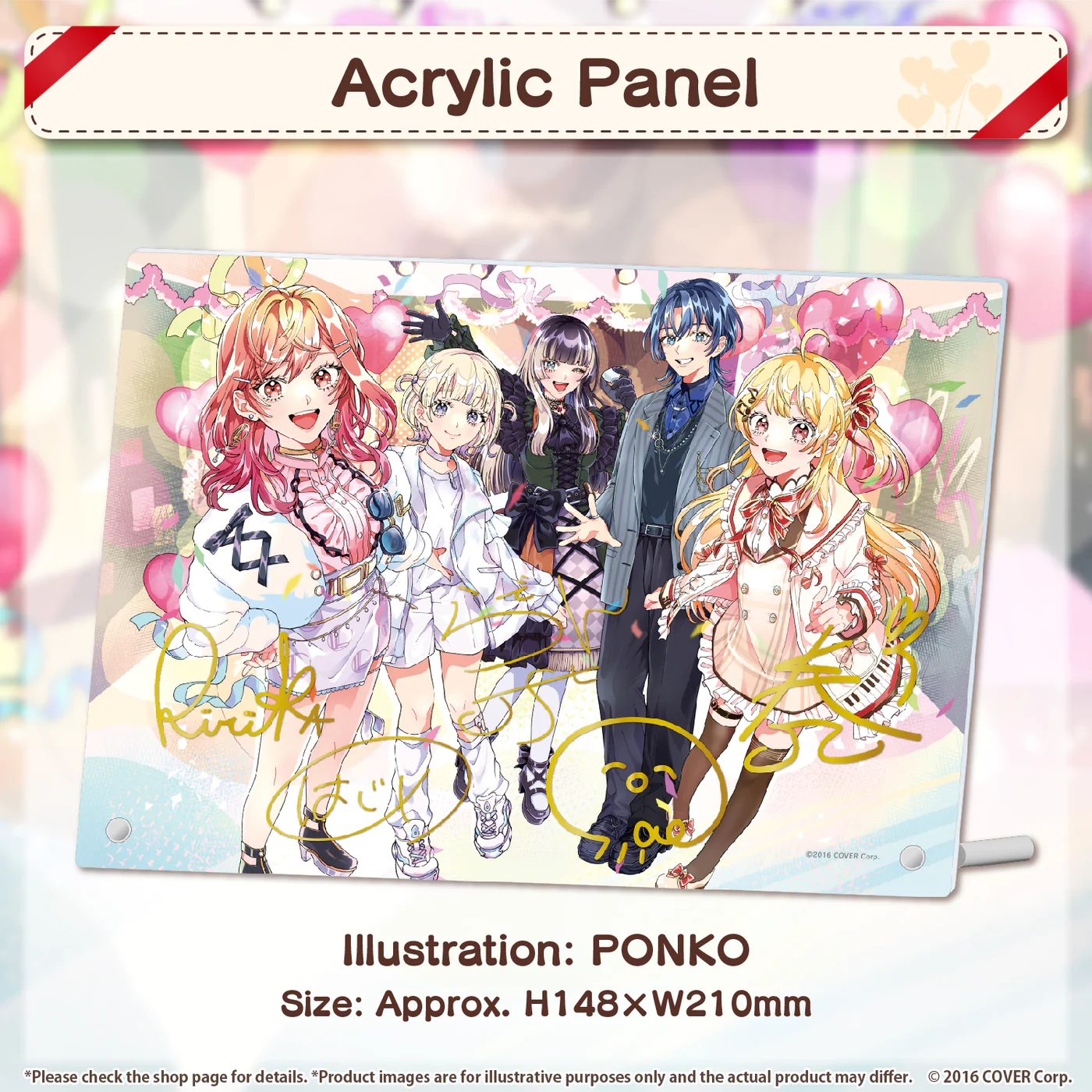 [Pre-order] ReGLOSS Half-Year Celebration - Merch & Custom Ribbon