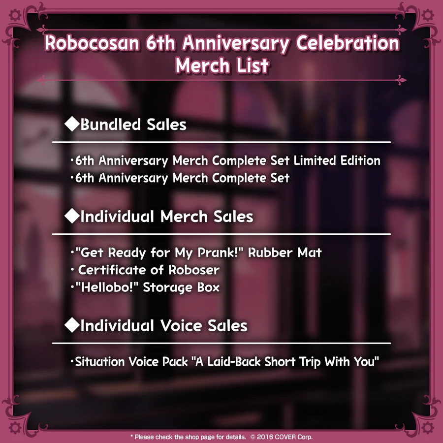 [Pre-order] Robocosan 6th Anniversary Celebration