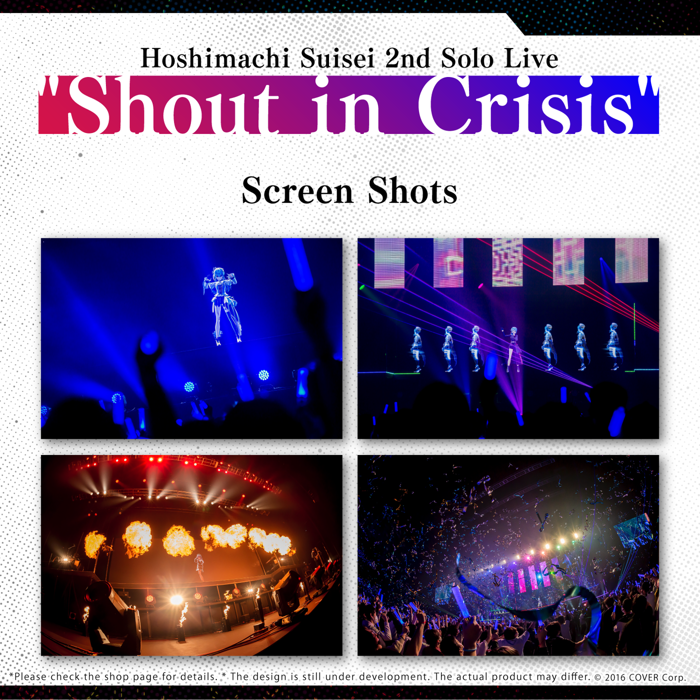 [Pre-order] Hoshimachi Suisei 2nd Solo Live "Shout in Crisis" Blu-ray