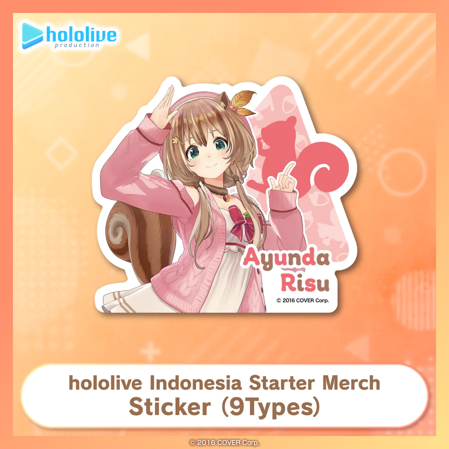 [Pre-order]hololive Indonesia Starter Merch - Sticker