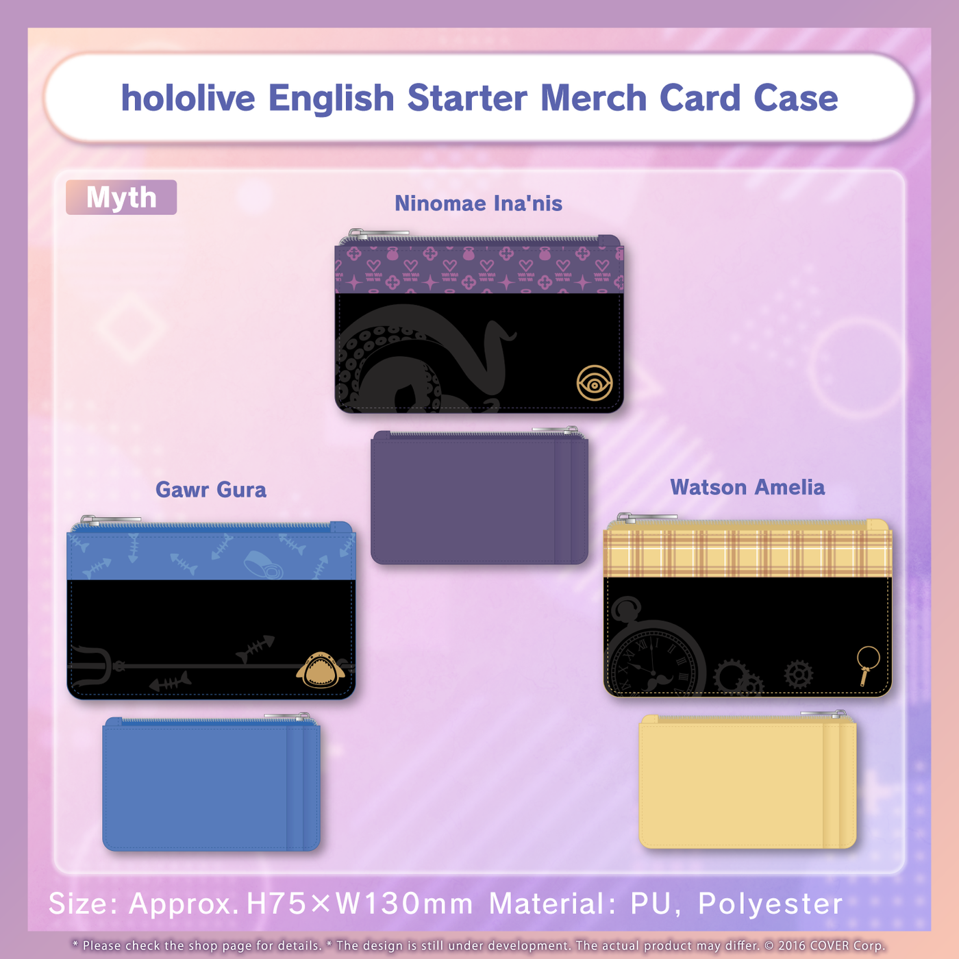 [Pre-order] hololive English Starter Merch - Card Case