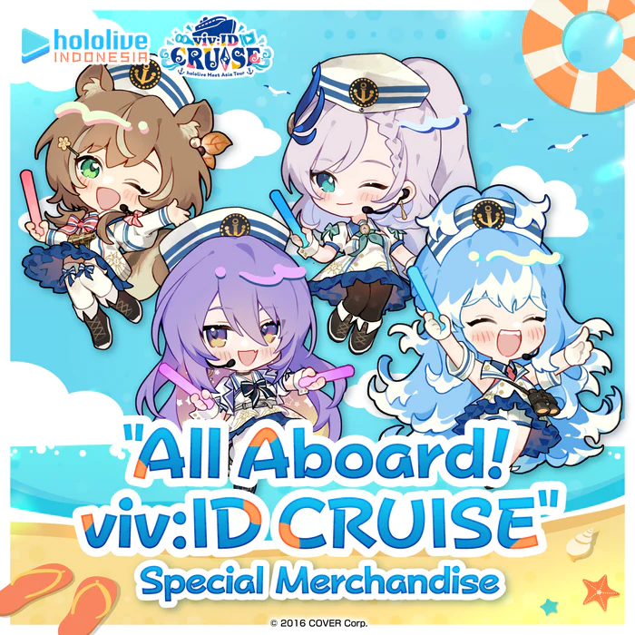 [Pre-order] hololive Indonesia "All Aboard! viv:ID CRUISE" Special Merchandise