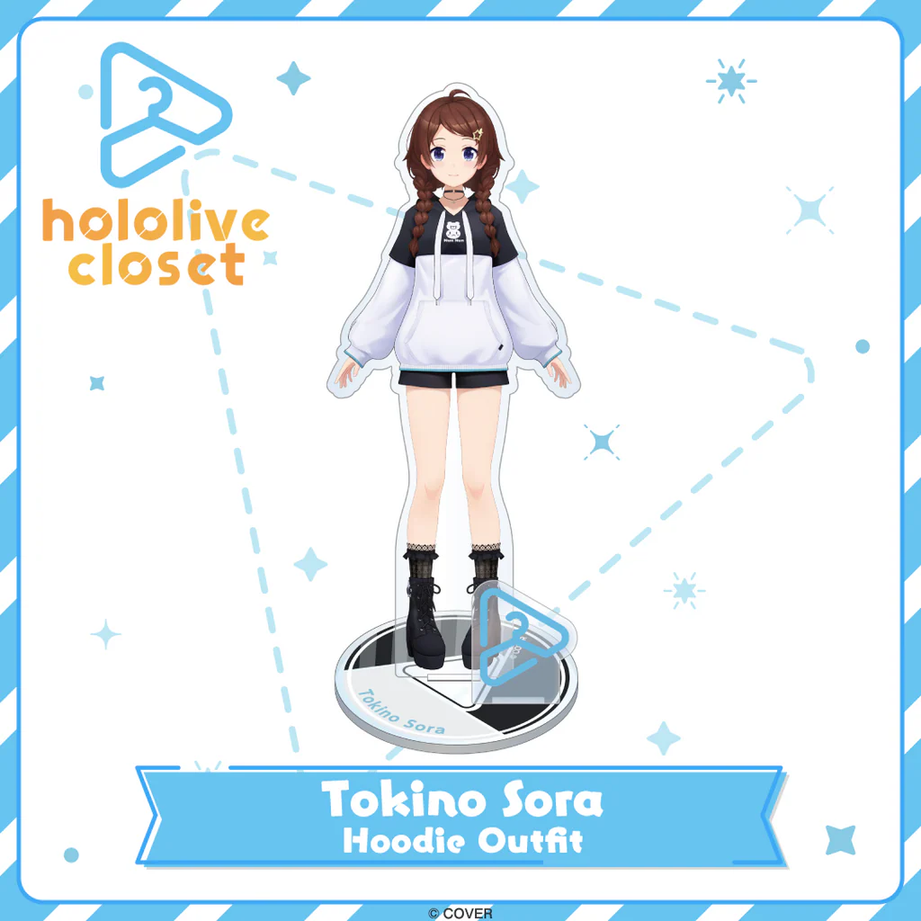 [Pre-order] hololive closet Tokino Sora Hoodie Outfit