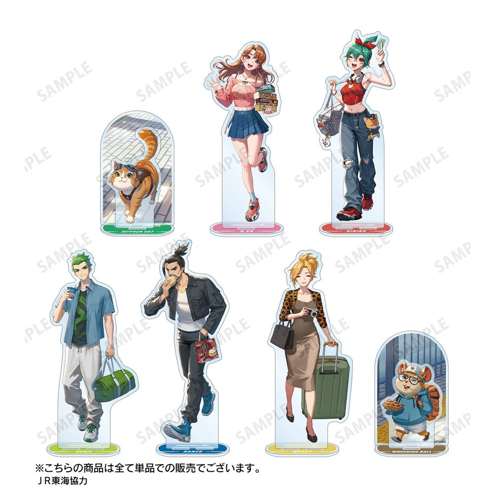 [Pre-order] "Overwatch" Original Illustration Hanzo Travel Ver. Extra Large Acrylic Stand