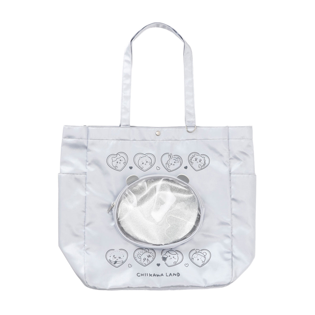 [Pre-order] "Chiikawa" Go! IKEBUKURO Tote Bag with Chiikawa Face Pocket Itabag