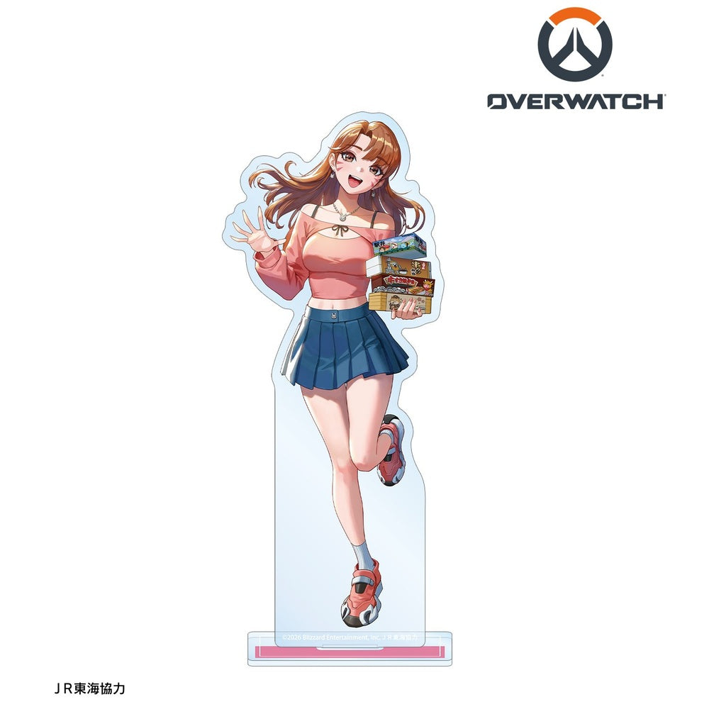 [Pre-order] "Overwatch" Original Illustration D.Va Travel Ver. Big Acrylic Stand